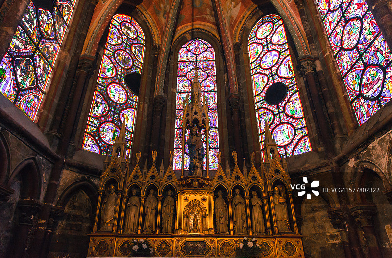 勒芒圣朱利安大教堂图片素材