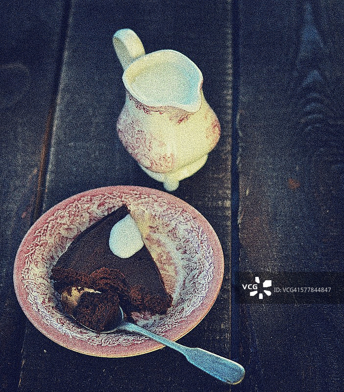 巧克力派图片素材