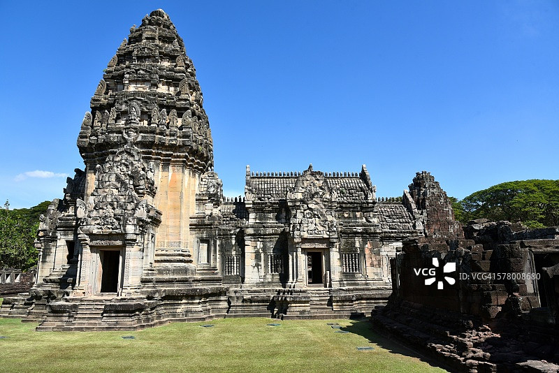 泰国披迈石宫寺佛教寺庙图片素材