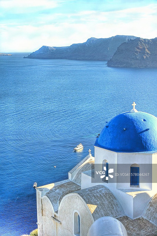 希腊圣托里尼岛风光图片素材