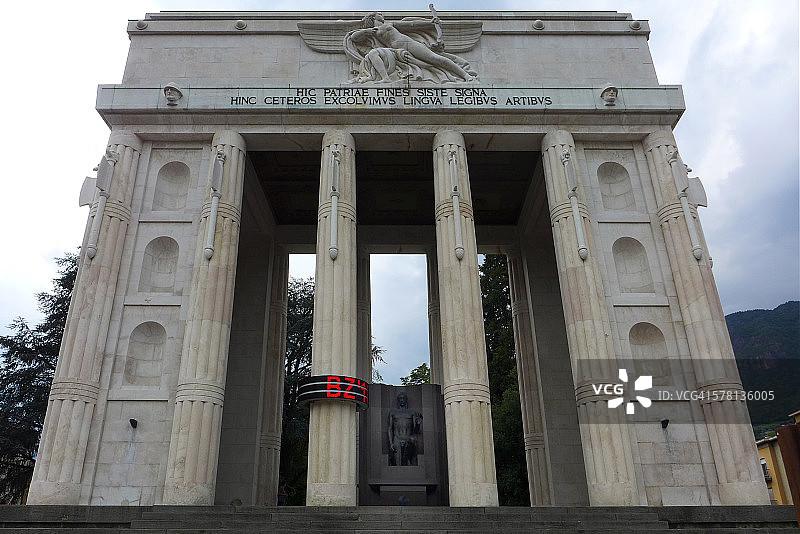 胜利纪念碑，意大利博尔扎诺图片素材