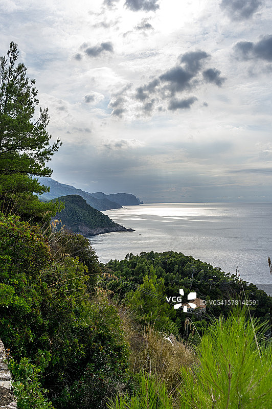 马略卡岛西南海岸图片素材