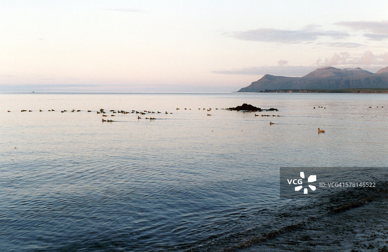 奥拉夫斯维克的日落图片素材