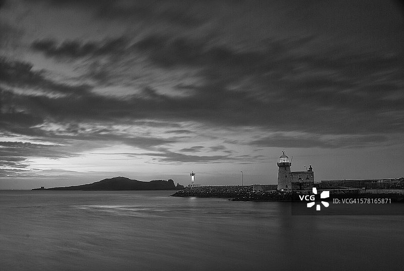 单色调的爱尔兰之眼图片素材