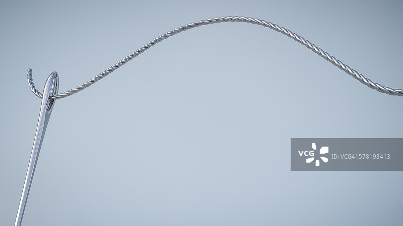 钢丝穿针图片素材