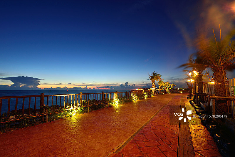 日本美滨美国村海滨图片素材