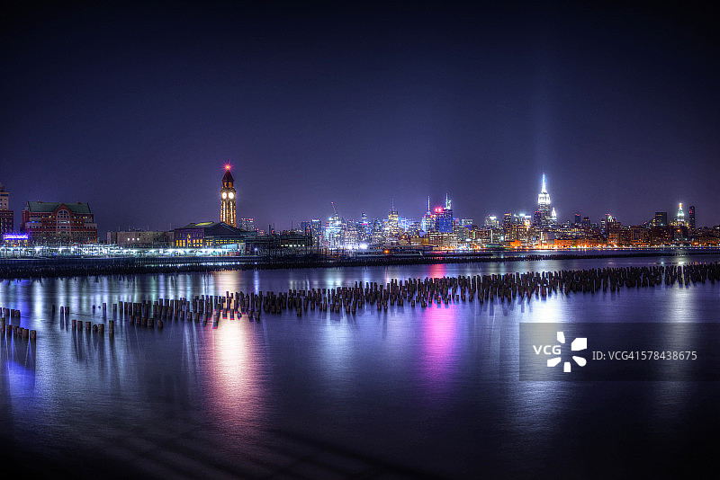 从霍博肯到曼哈顿图片素材