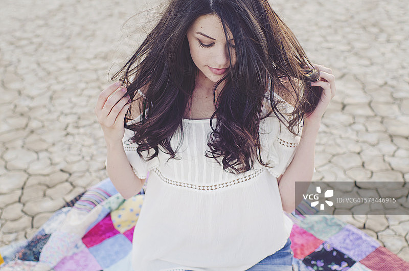 沙漠遐想图片素材