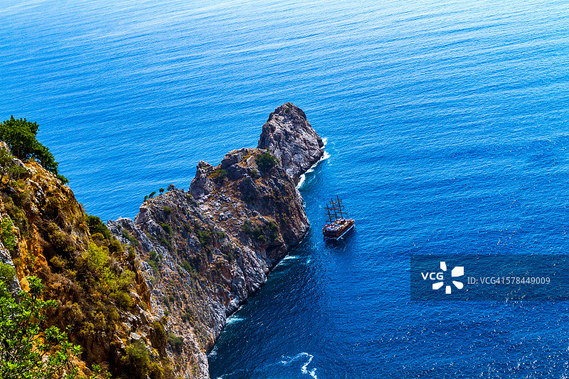 阿拉尼亚海岸图片素材