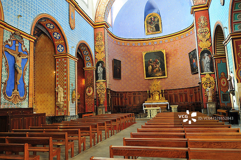 戈尔德教堂内部图片素材