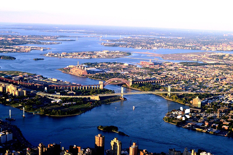 长岛海峡和三区桥图片素材