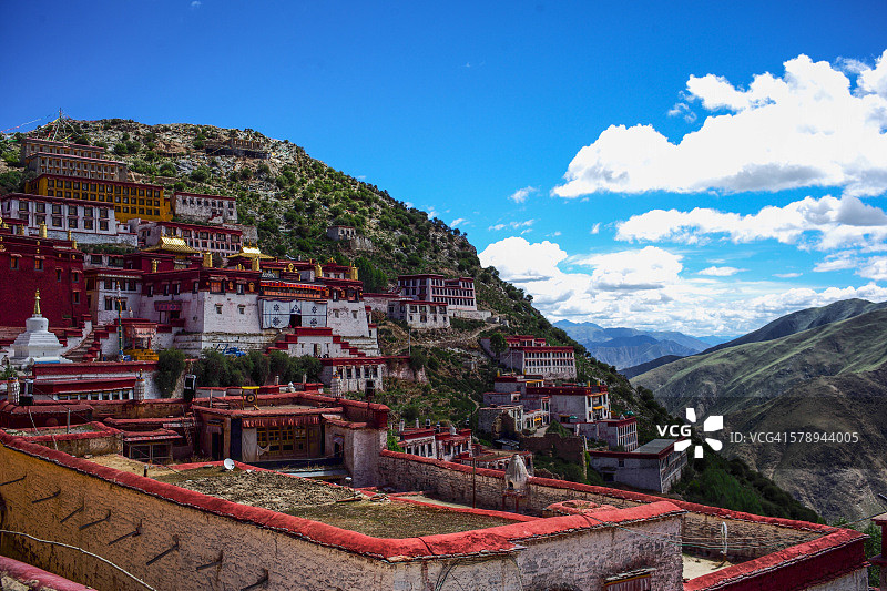 甘丹寺图片素材