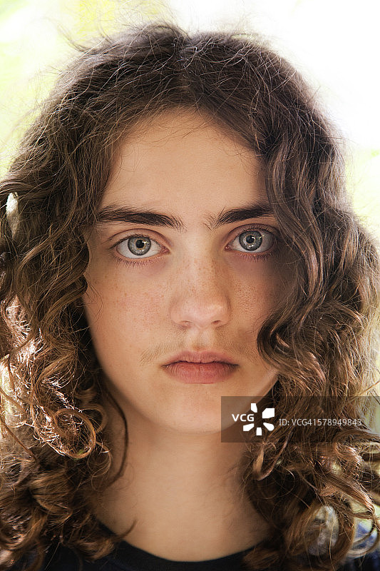 少女肖像图片素材