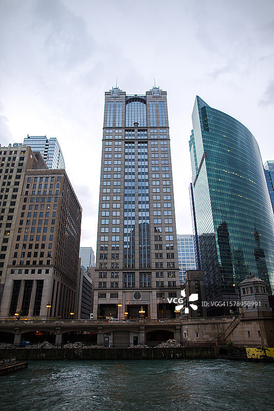 瓦克大道上的建筑图片素材