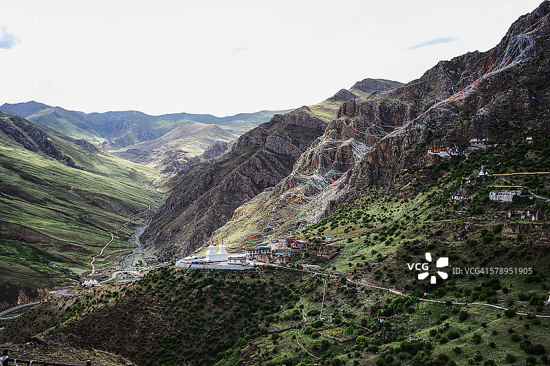 扎叶巴寺，藏族聚居区图片素材