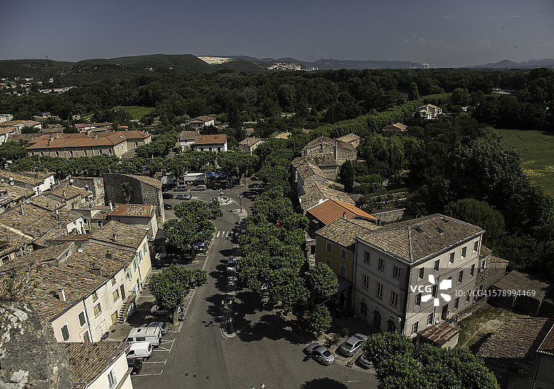 俯瞰维维耶尔市图片素材