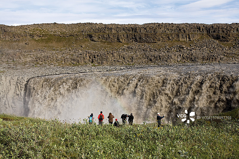 冰岛黛提瀑布图片素材