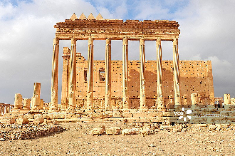 叙利亚巴尔米拉贝尔神庙图片素材