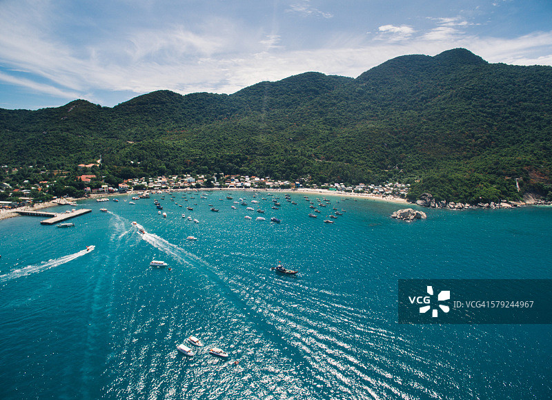 占婆岛空中景观图片素材