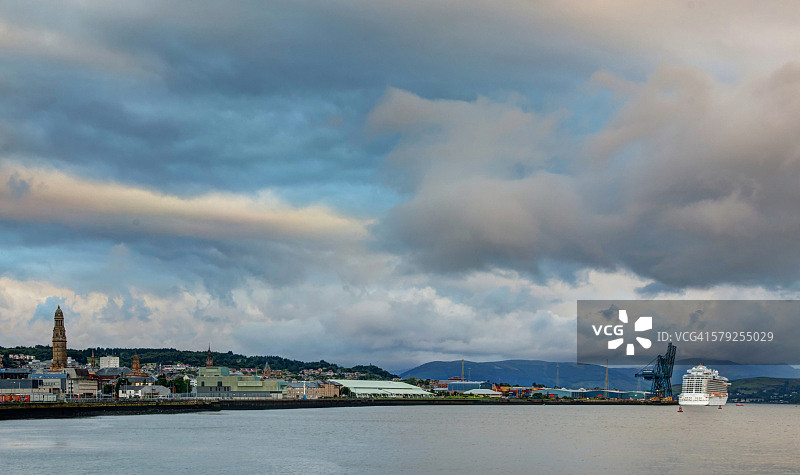 格里诺克海滨风光图片素材