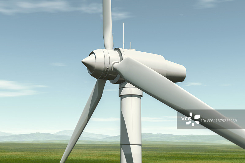 风力涡轮机：替代能源图片素材