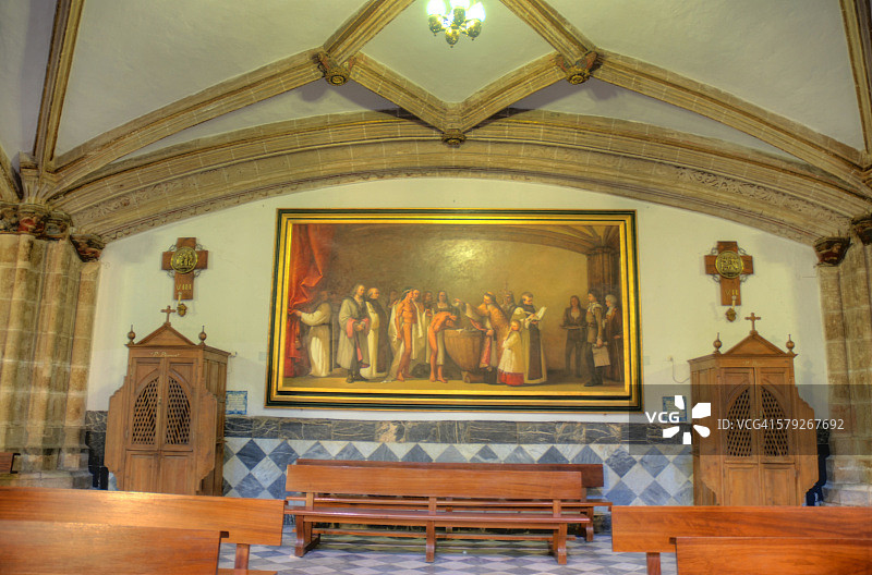 瓜达卢佩圣玛利亚修道院内部图片素材