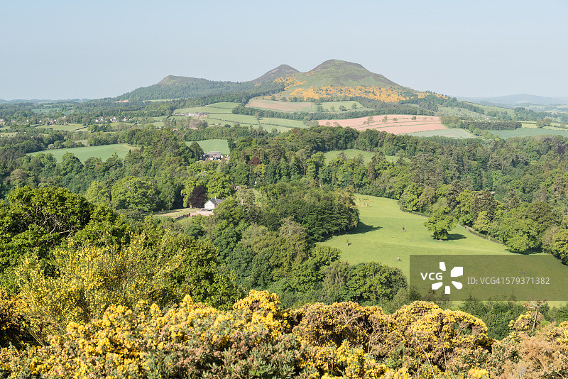 苏格兰边境的斯科特观景点图片素材