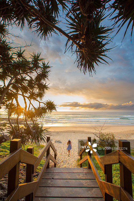 昆士兰日出图片素材
