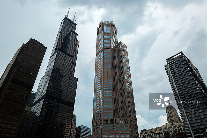 芝加哥南瓦克大道311号图片素材