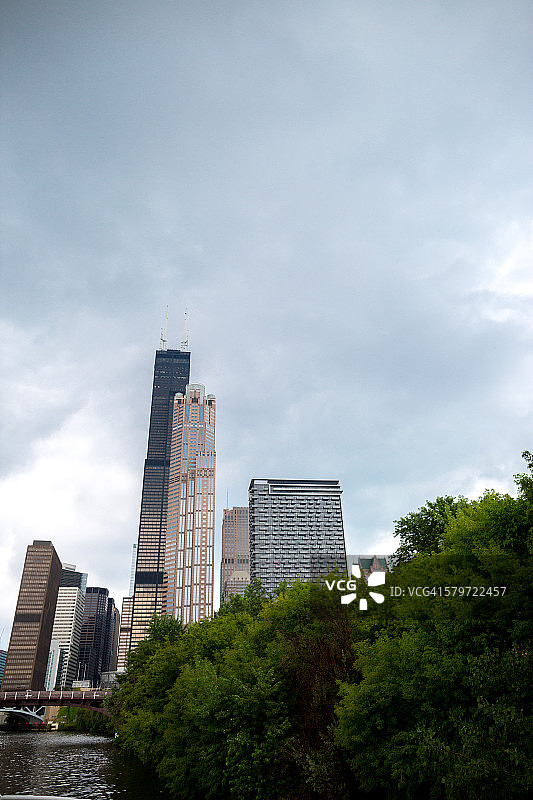 311号南瓦克大道和威利斯大厦图片素材