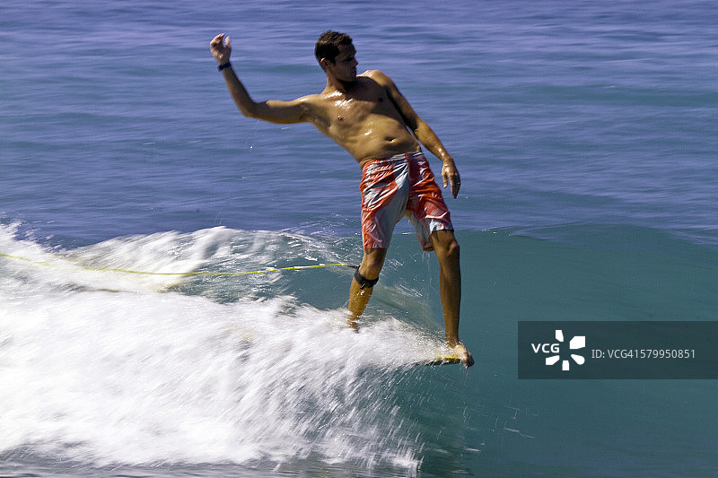 加勒比海冲浪图片素材