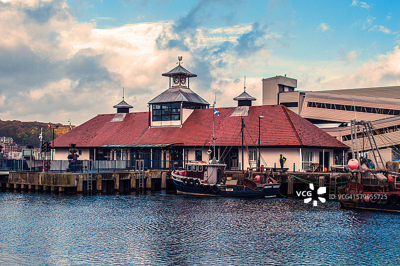 罗撒伊的码头和渡轮码头图片素材