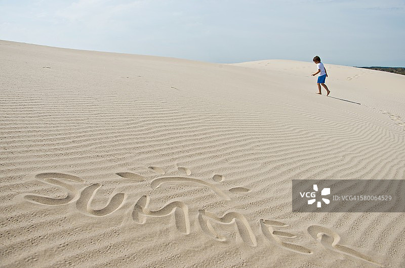 拉布约格米勒海岸沙丘，北日德兰半岛图片素材