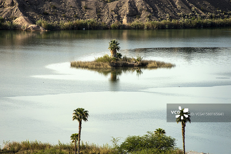 亚利桑那州的思科湖休闲区图片素材