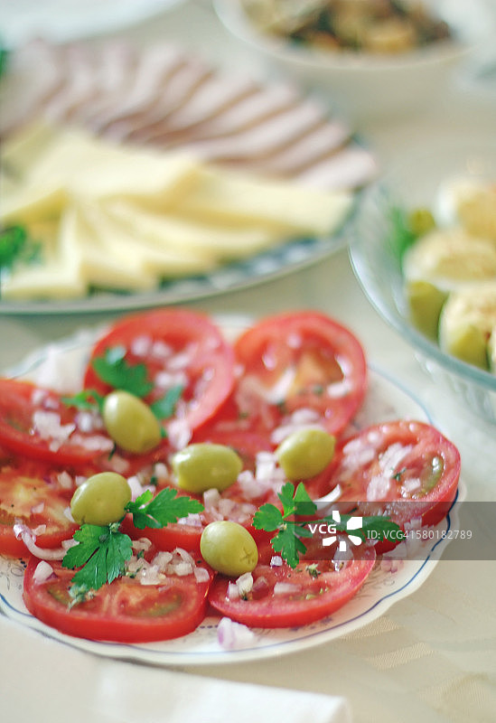 番茄沙拉图片素材