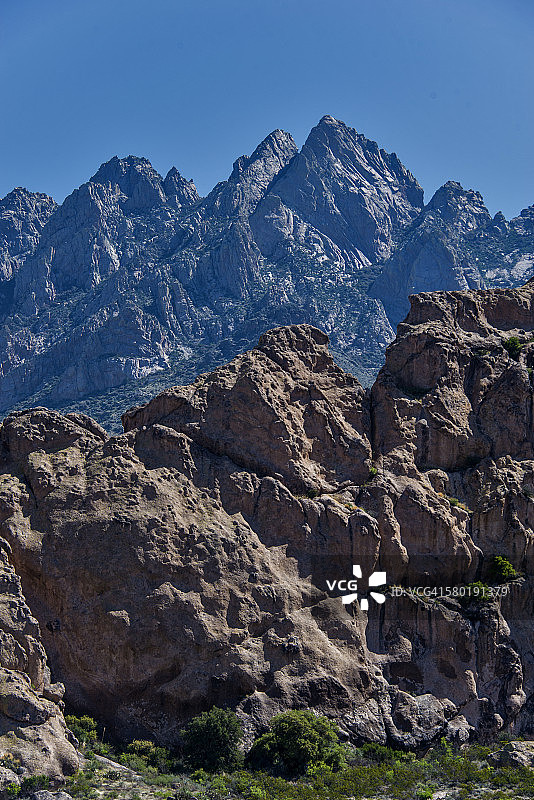风琴山脉-沙漠峰国家纪念碑图片素材