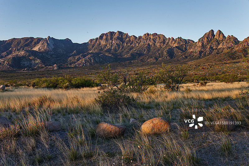 风琴山脉-沙漠峰国家纪念碑图片素材