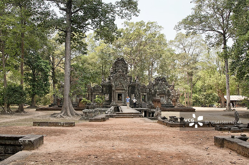 柬埔寨吴哥周萨神庙图片素材