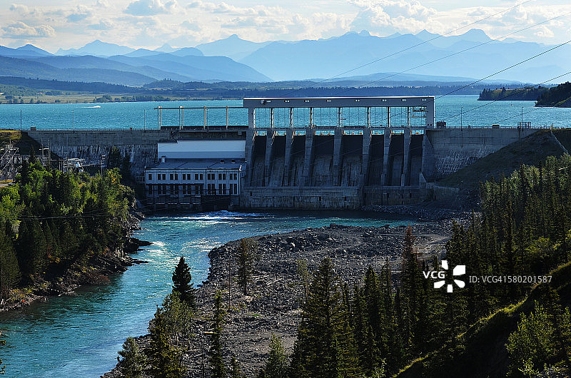 弓河水坝图片素材
