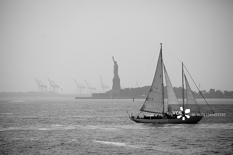 纽约港图片素材