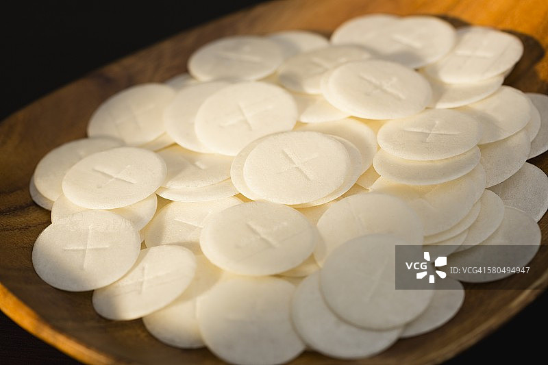 圣餐饼图片素材