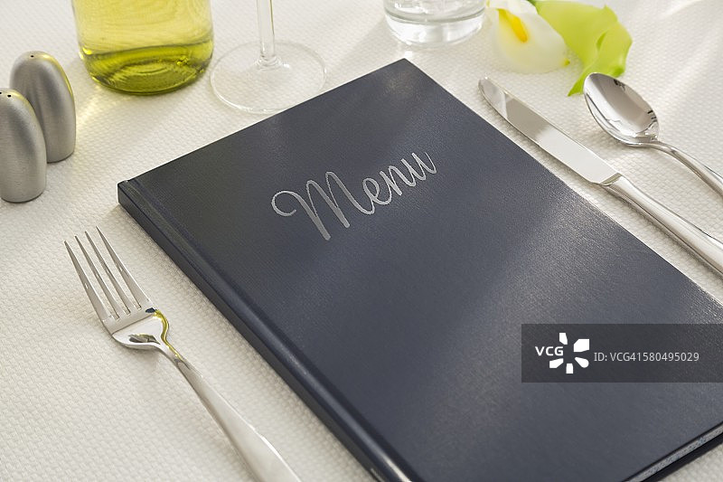 晚餐菜单图片素材
