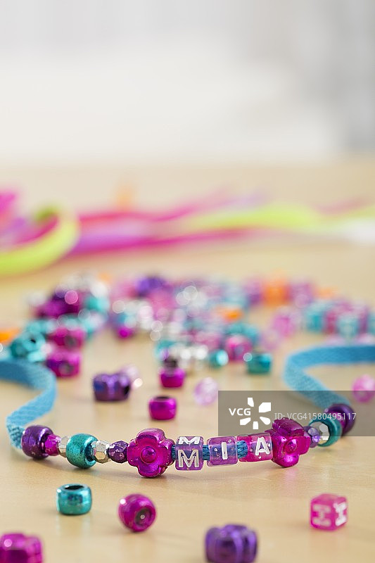 珠饰手链工艺品图片素材