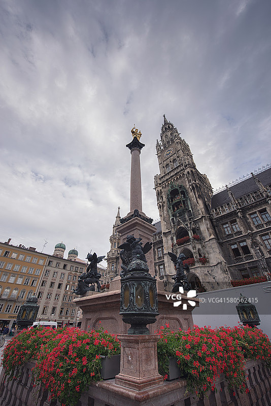 慕尼黑玛丽亚广场图片素材