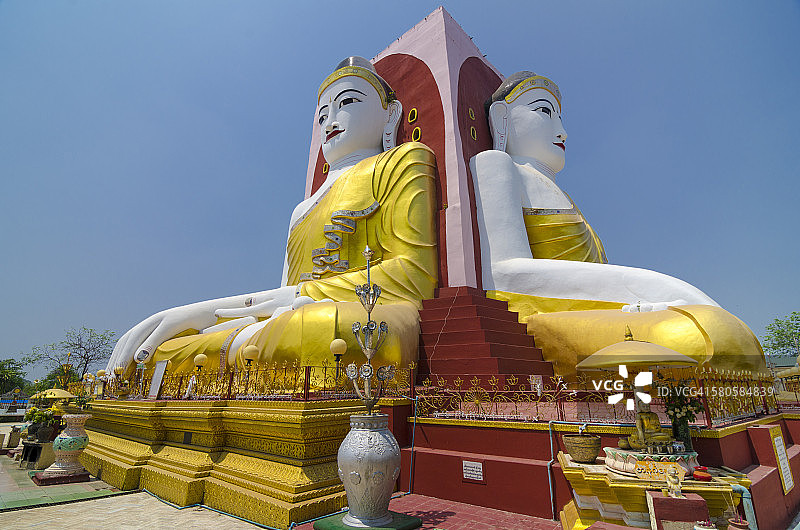 缅甸勃固乔坎蓬佛塔乔达摩佛图片素材