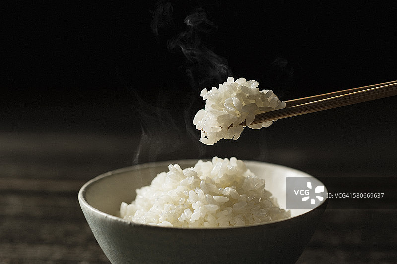 木碗里的米饭图片素材