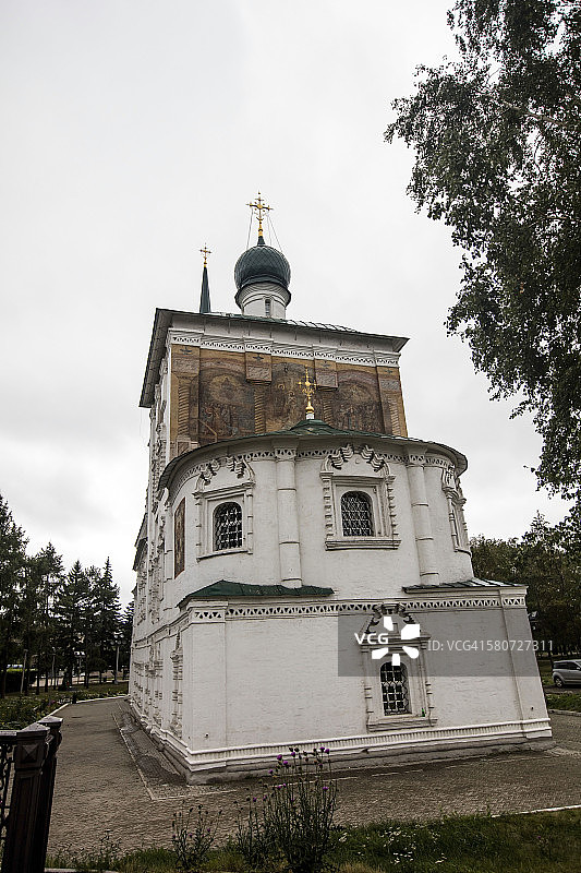 俄罗斯西伯利亚伊尔库茨克救世主教堂-1706图片素材