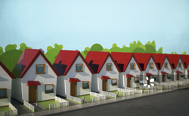 模型房屋示意图图片素材