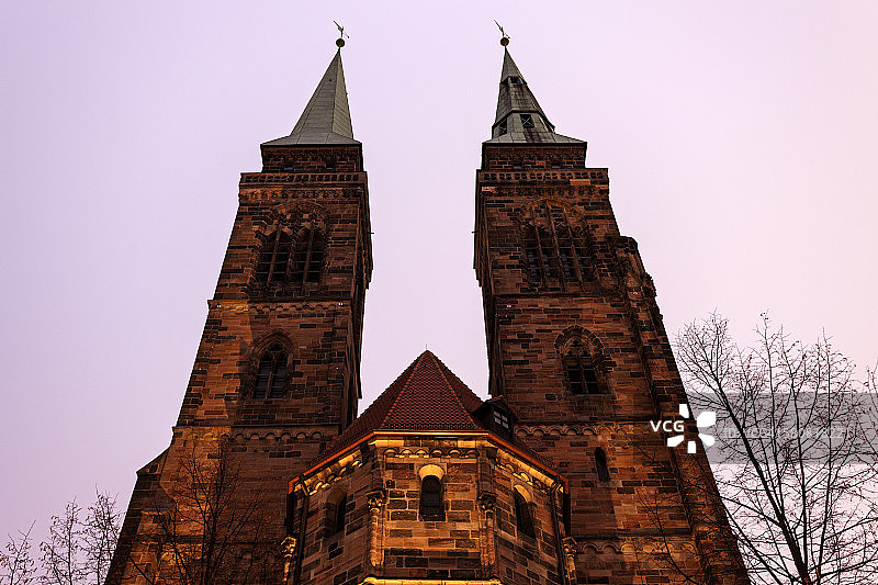 德国巴伐利亚州纽伦堡圣塞巴都堂图片素材