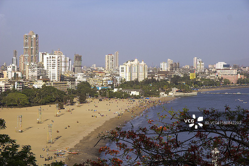 孟买天际线图片素材